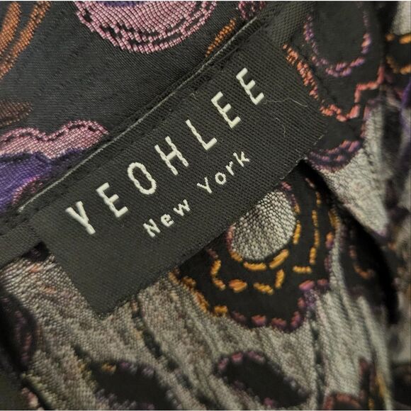 Yeohlee New York Vintage Gorgeous Silk Blend Floral Pencil Skirt, Size 8 - Picture 9 of 11